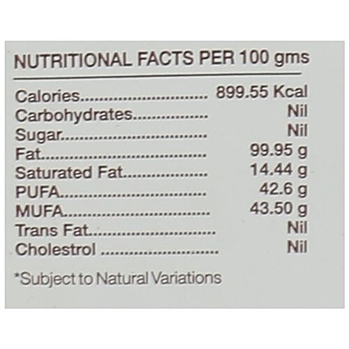 Phalada Pure & Sure Organic - Groundnut Oil Cold Pressed, 1 L Bottle 