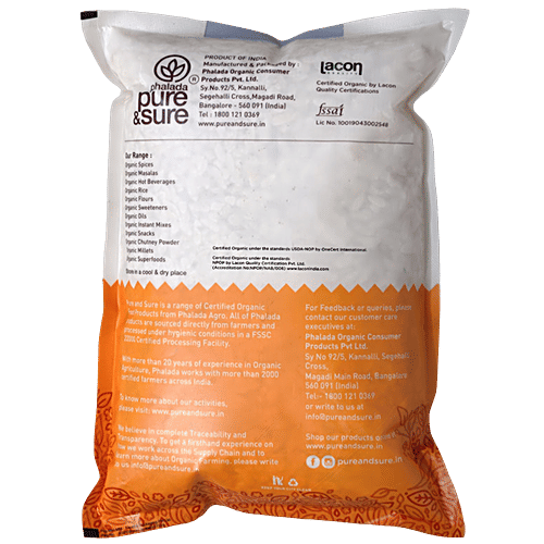 Phalada Pure & Sure Organic - Beaten Rice, 1 kg Pouch 
