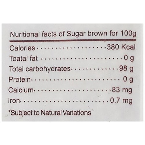 Phalada Pure & Sure Organic - Sugar/Sakhar Brown, 1 kg Pouch 