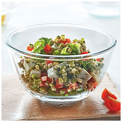 Borosil Borosilicate Select Glass Mixing Bowl - Oven & Microwave Safe, 1.3 L  