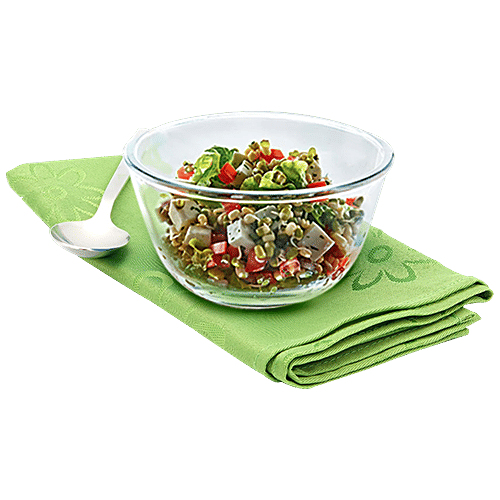 Borosil Borosilicate Select Glass Mixing Bowl - Oven & Microwave Safe, 1.3 L  