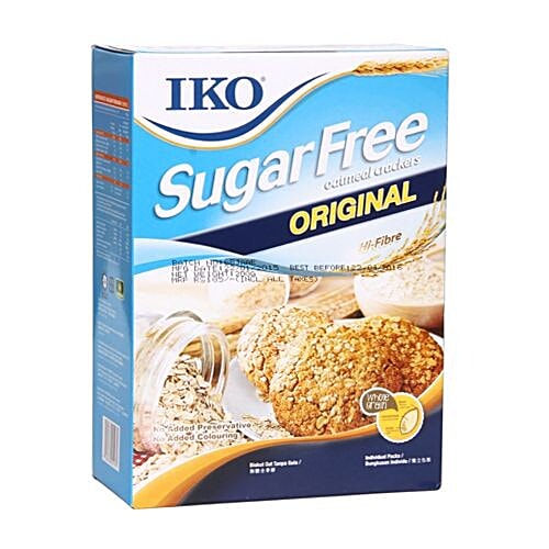 IKO Sugar Free Biscuits - Original, 200 g Carton No Added Preservative, No Added Colouring