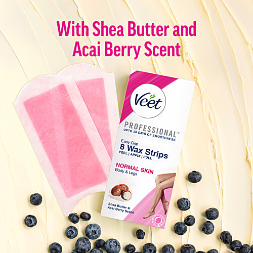 Veet Professional Waxing Strips Kit - For Normal Skin, 20 pcs  