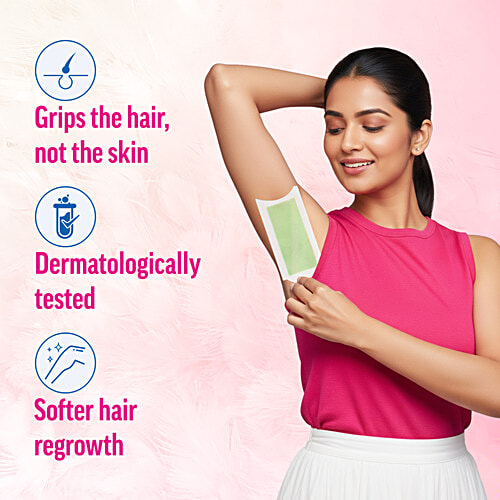 Veet Professional Waxing Strips Kit - For Dry Skin, 20 pcs