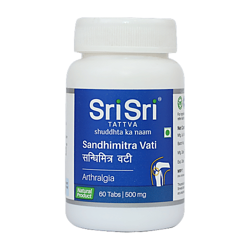Sri Sri Tattva Sandhimitra Vati - Arthralgia, 500 mg, 60 pcs  Paraben Free