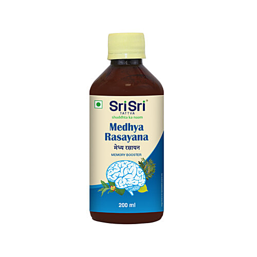 Sri Sri Tattva Medhyarasyana Syrup - Memory Booster, 200 ml  Paraben Free