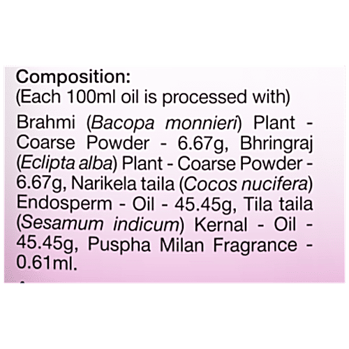 Sri Sri Tattva Sri Sri Tattva Brahmi Bhringaraj Taila, 100 ml Bottle 