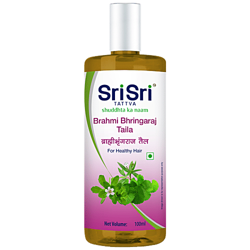 Sri Sri Tattva Sri Sri Tattva Brahmi Bhringaraj Taila, 100 ml Bottle 