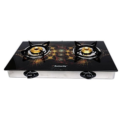 Buy Butterfly LPG Stove Reflection Glass Top (2B Galaxy) Online at