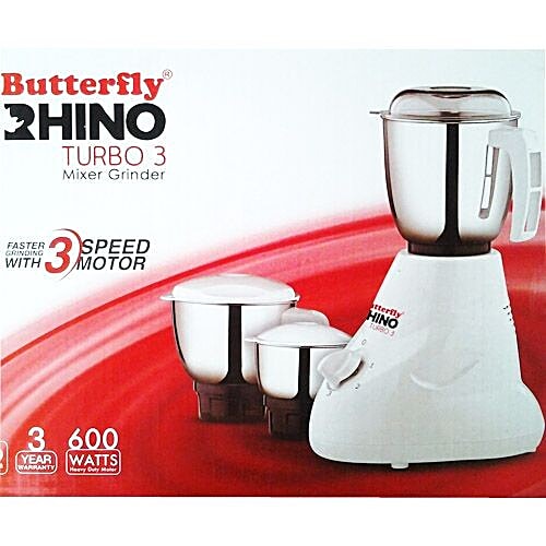 Buy Butterfly Rhino Turbo 3 Mixer Grinder Online at Best Price of Rs