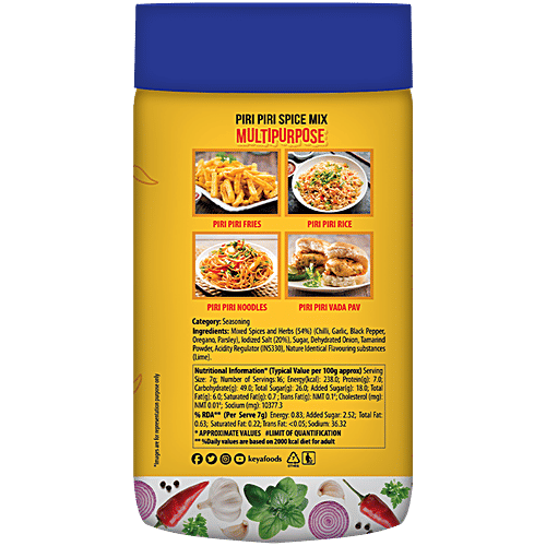 Keya Piri Piri Multi-Purpose Spice Mix, 90 g Can 
