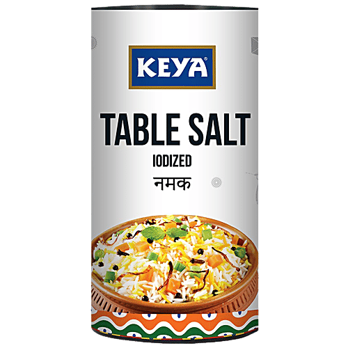 Keya Salt/Uppu - Table, Iodized, 200 g Box 