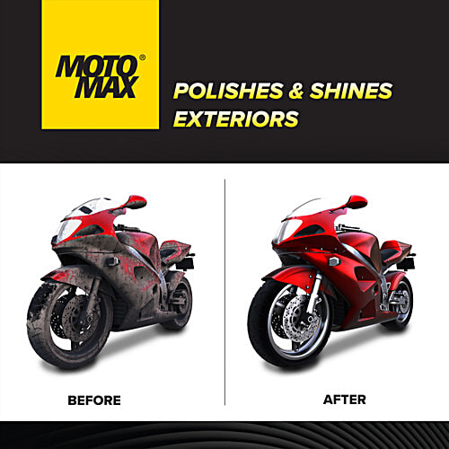 Motomax Liquid Polish - Premium, Cleans & Shines Bikes, Cars, For Auto Care Needs, 100 ml Long Lasting Shine