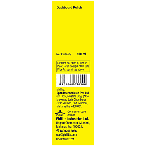 Motomax Dashboard Polish - Protects & Shines Car, Bikes Interiors, For Fibre, Plastic Surfaces, 100 ml  