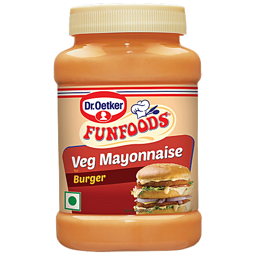 Dr. Oetker FunFoods Veg Mayonnaise for Burger, 250 g  