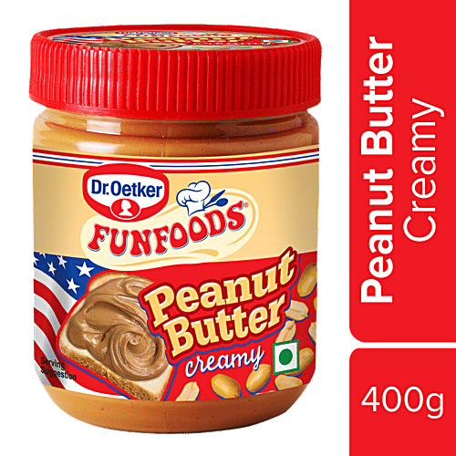 Dr. Oetker FunFoods Peanut Butter Creamy, 400 g  