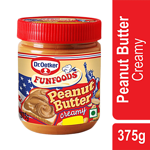 Buy Funfoods Peanut Butter Creamy 340 Gm Pet Online At Best Price of Rs