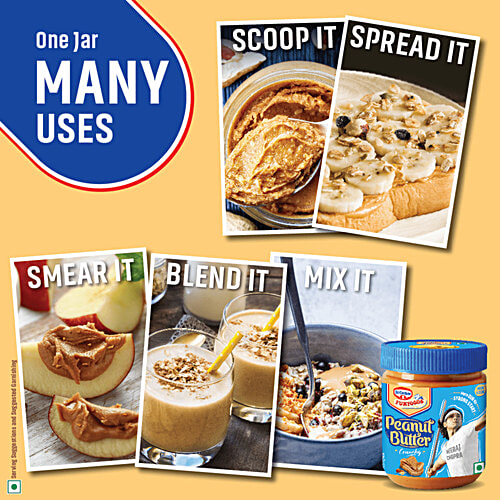 Dr.Oetker FunFoods Peanut Butter - Crunchy, 375 g  