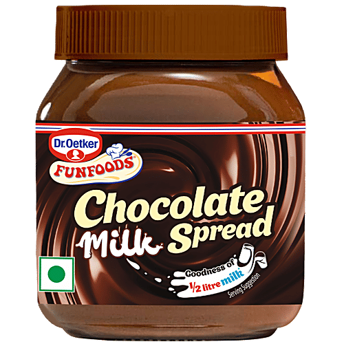 Dr.Oetker FunFoods Chocolate Milk Spread, 450 g Zero Trans Fat