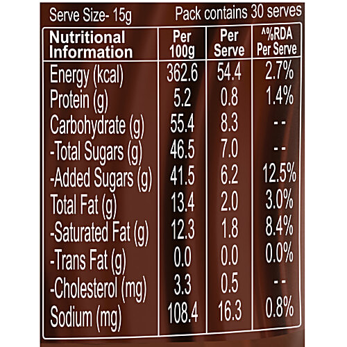 Dr.Oetker FunFoods Chocolate Milk Spread, 450 g Zero Trans Fat