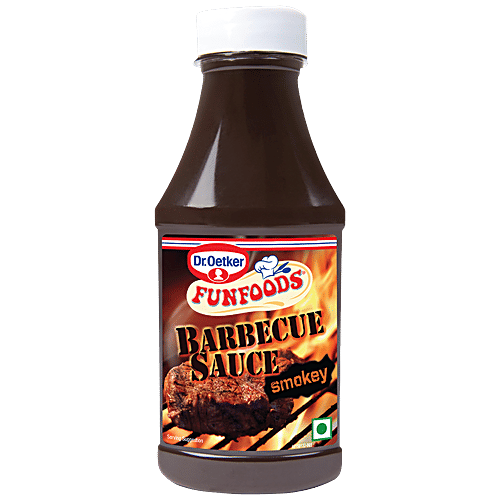 Dr.Oetker FunFoods Barbecue Sauce Smokey, 300 g  Zero Trans Fat