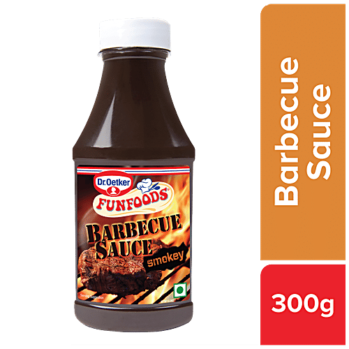 Dr.Oetker FunFoods Barbecue Sauce Smokey, 300 g  Zero Trans Fat