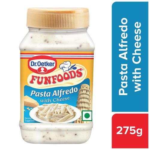 Dr. Oetker Funfoods Pasta Alfredo With Cheese, 275 g  Trans Fat Free