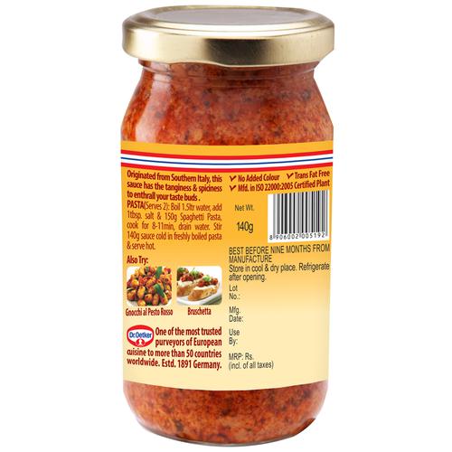 Dr. Oetker Funfoods Pesto Rosso Pasta Sauce, 140 g  