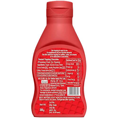 Dr.Oetker Funfoods Chocolate Topping, 300 g  