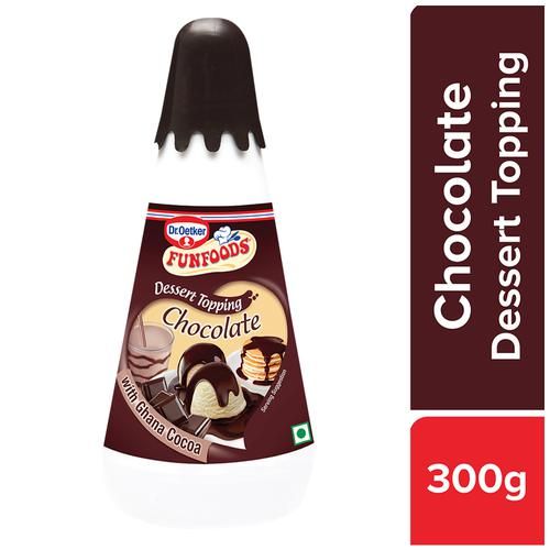 Dr. Oetker FunFoods Dessert Topping Chocolate, 300 g  