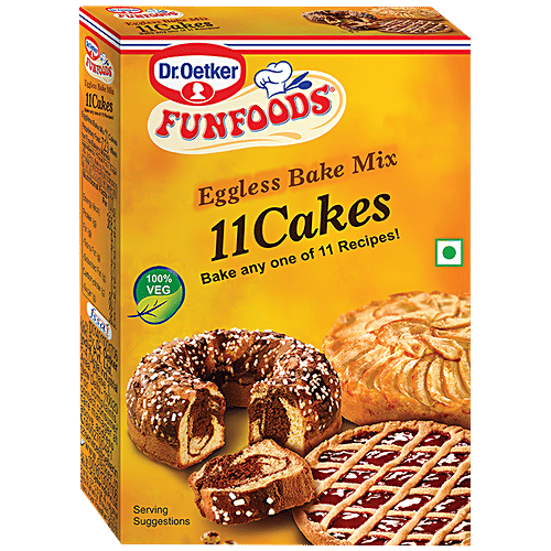 Buy Funfoods Eggless Cake Mix 11 Cakes 250 Gm Box Online At Best Price bigbasket