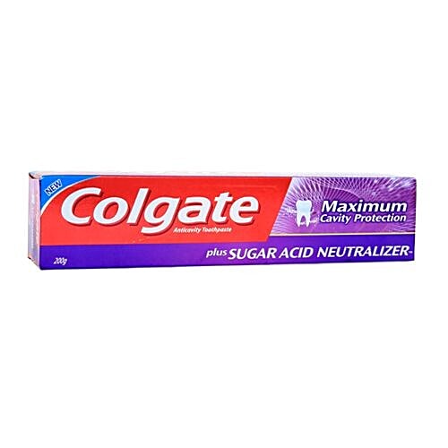Buy Colgate Toothpaste Maximum Cavity Protection Plus Sugar Acid Neutralizer 200 Gm Online at
