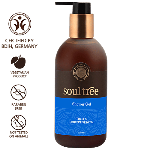 Buy Soultree Ayurvedic Shower Gel Tulsi & Protective Neem Online at
