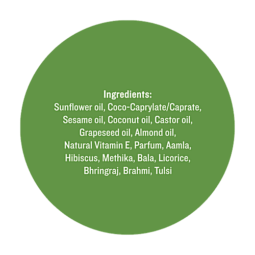 Soultree Ayurvedic Nourishing Hair Oil - Methika, Bhringaraj & Virgin Coconut Oil, SLS & SLES Free, 120 ml  SLS & SLES Free