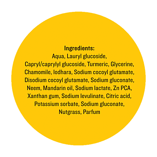 Soultree Ayurvedic Nutgrass Face Wash - with Neem & Soothing Chamomile, For Oily to Combination Skin, Paraben Free, 120 ml  Paraben Free
