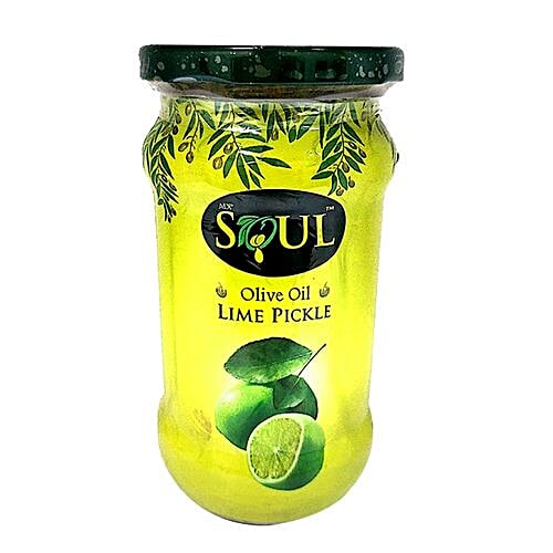 Buy Soul Lemon Pickle In Olive Oil 300 Gm Jar Online At Best Price of