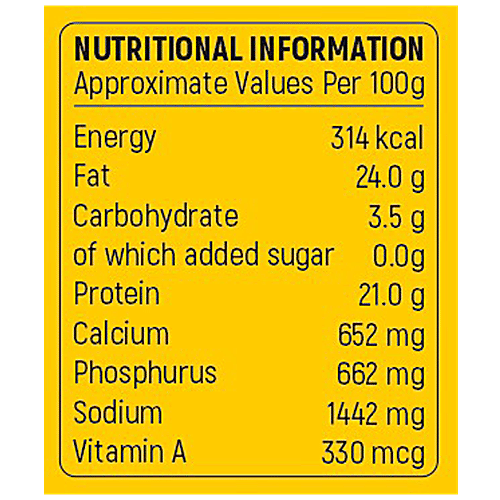 Milky Mist Cheese - Block, 200 g Carton 