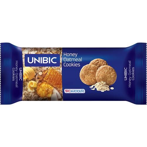 UNIBIC Cookies - Honey Oatmeal, 75 g Pouch 