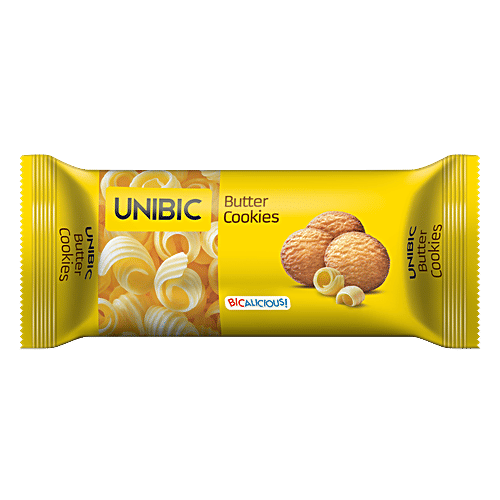Unibic Butter Cookies, 67.5 g Pouch Bicalicious, Zero Trans Fat