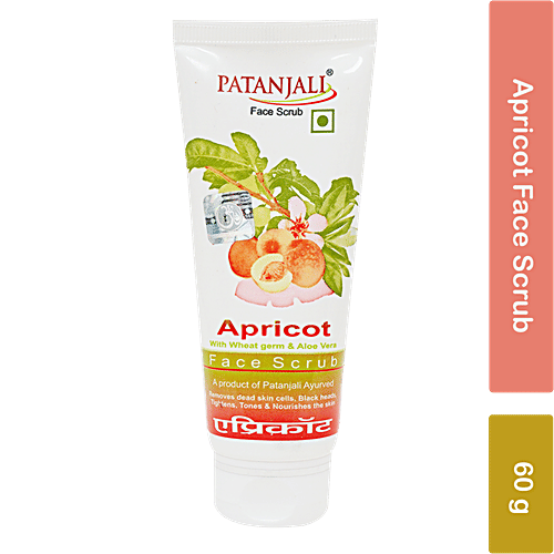 Buy Patanjali Face Scrub Apricot 60 gm Online at Best Price. of Rs 66