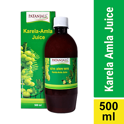 Patanjali Juice - Karela & Amla, 500 ml  