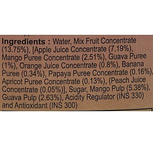 Buy Patanjali Juice Mix Fruit 1 L Online at the Best Price of Rs 85