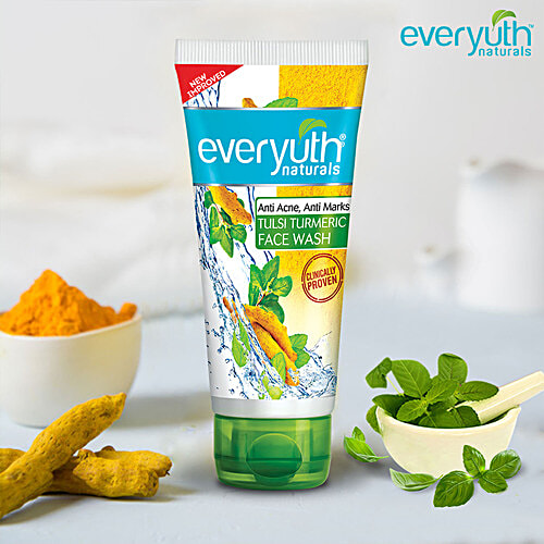 Buy Everyuth Face Wash Tulsi Turmeric 50 Gm Online At Best Price of Rs 67.50 bigbasket