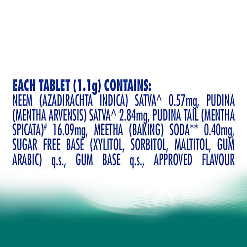 Happydent  White Sugarfree Spearmint Flavour Chewing Gum - With Xylitol, 24.2 g Tube 