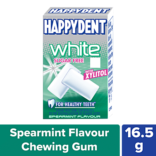 Buy Happydent Chewing Gum Mint Sparkling White 168 Gm Carton Online At