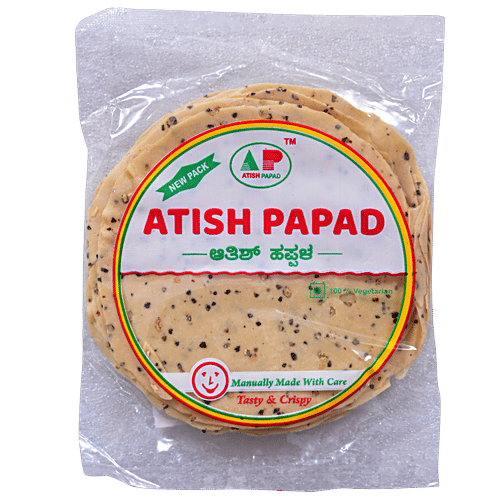 Atish  Papad - Special Punjabi Masala, 200 g Pouch Tasty & Crispy