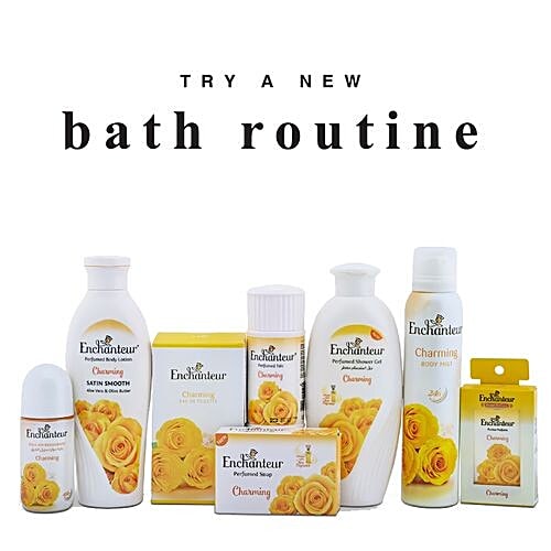 Enchanteur Charming Perfumed Body Lotion with Aloe Vera & Olive Butter, 250 ml  