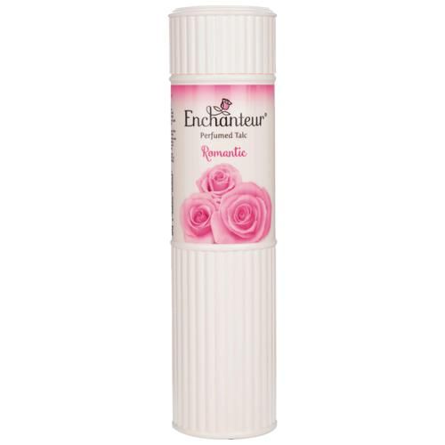 Enchanteur Romantic Perfumed Talc for Women 250g with Roses