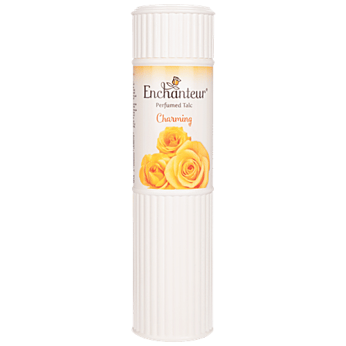 Enchanteur Charming Perfumed Talcum Powder with Floral Fragrance for Women, 250 g  