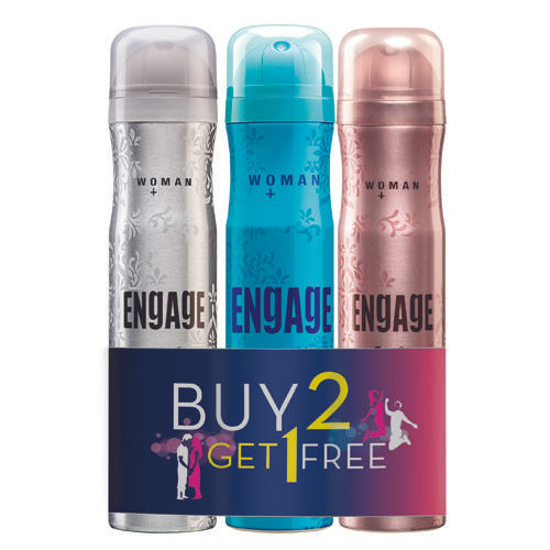 Waarnemen Lodge aantrekken Buy Engage Deodorant Spray Combo Pack - For Women Online at Best Price -  bigbasket